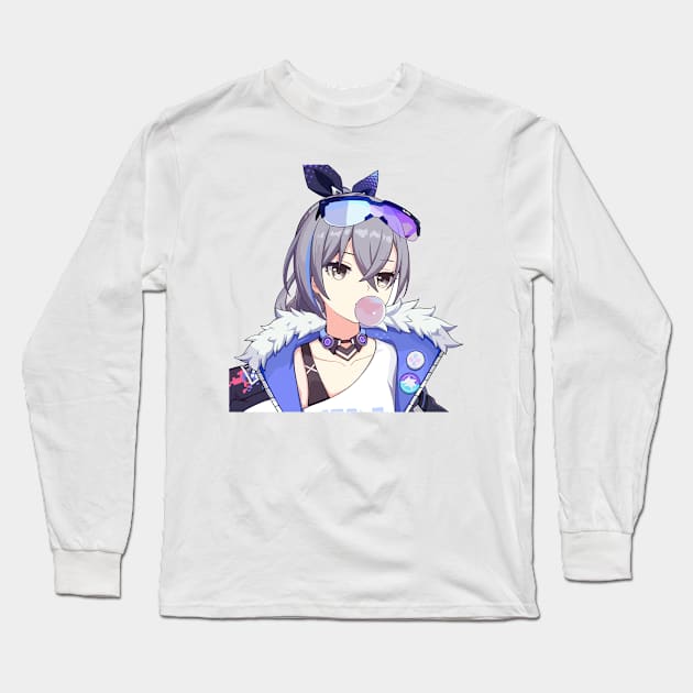 Silver Wolf Honkai Star Rail Long Sleeve T-Shirt by abdul rahim